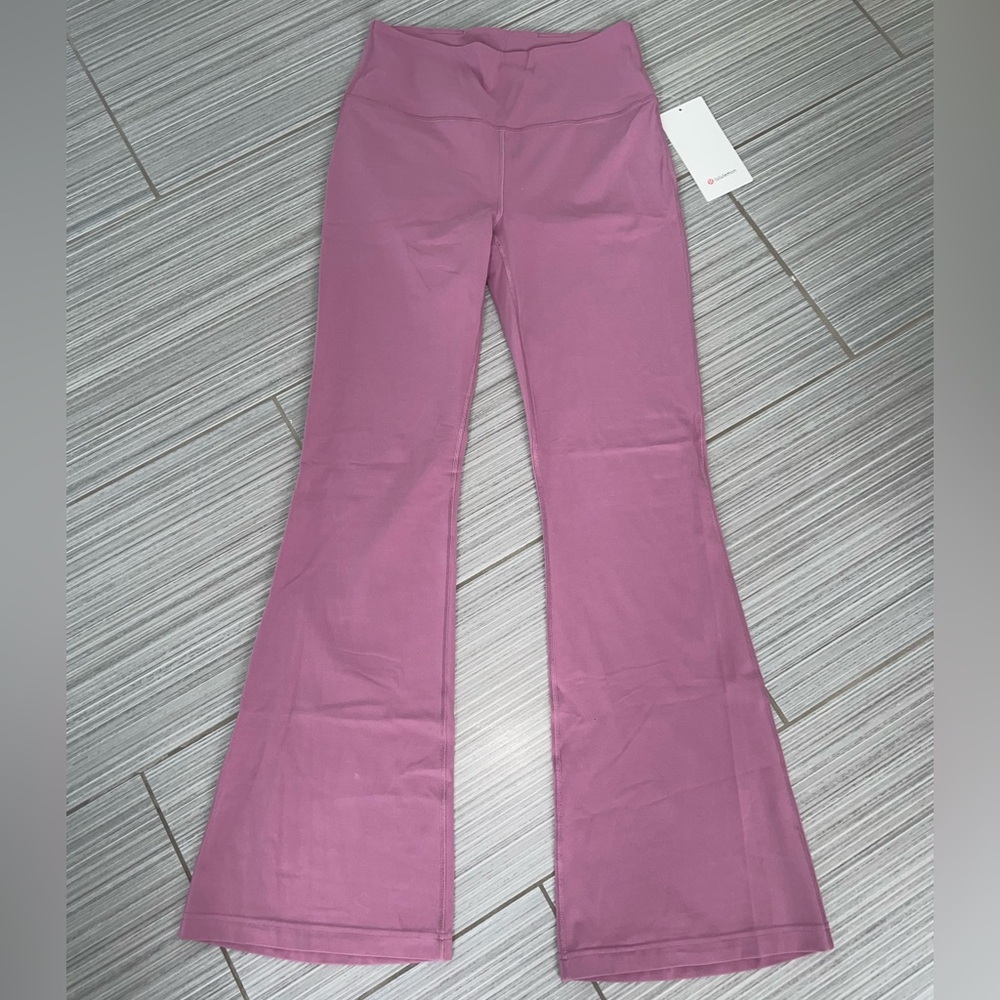 lululemon athletica Pink Flared Leggings
